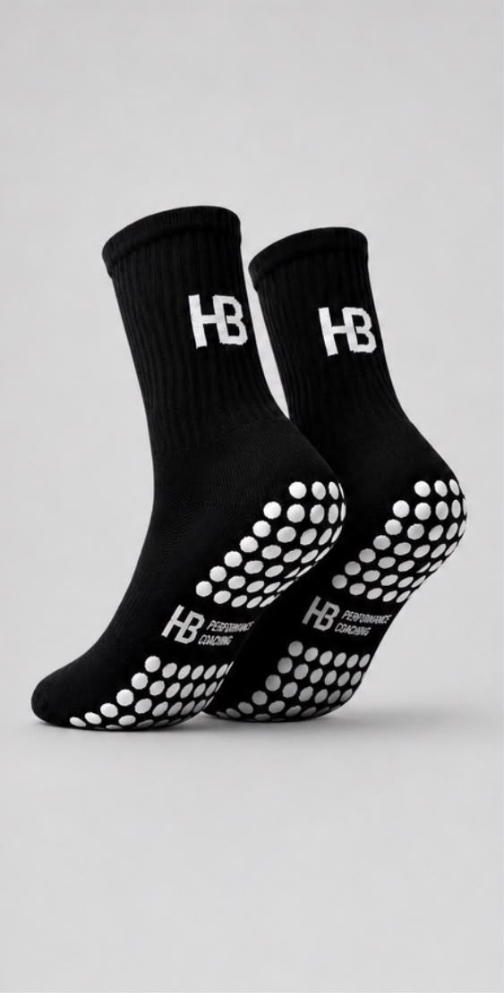 HB GRIP SOCK - BLACK